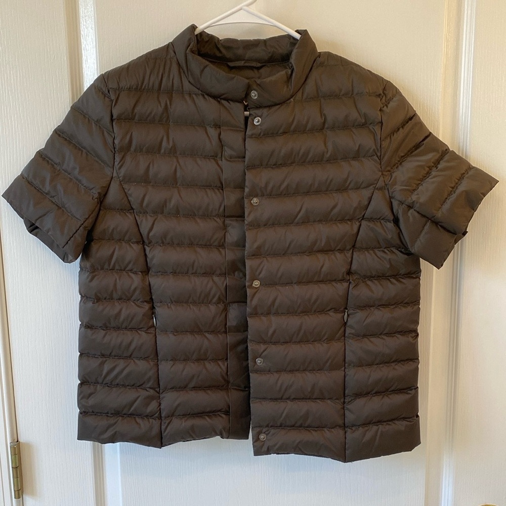 J McLaughlin Short Sleeve Puffer Jacket